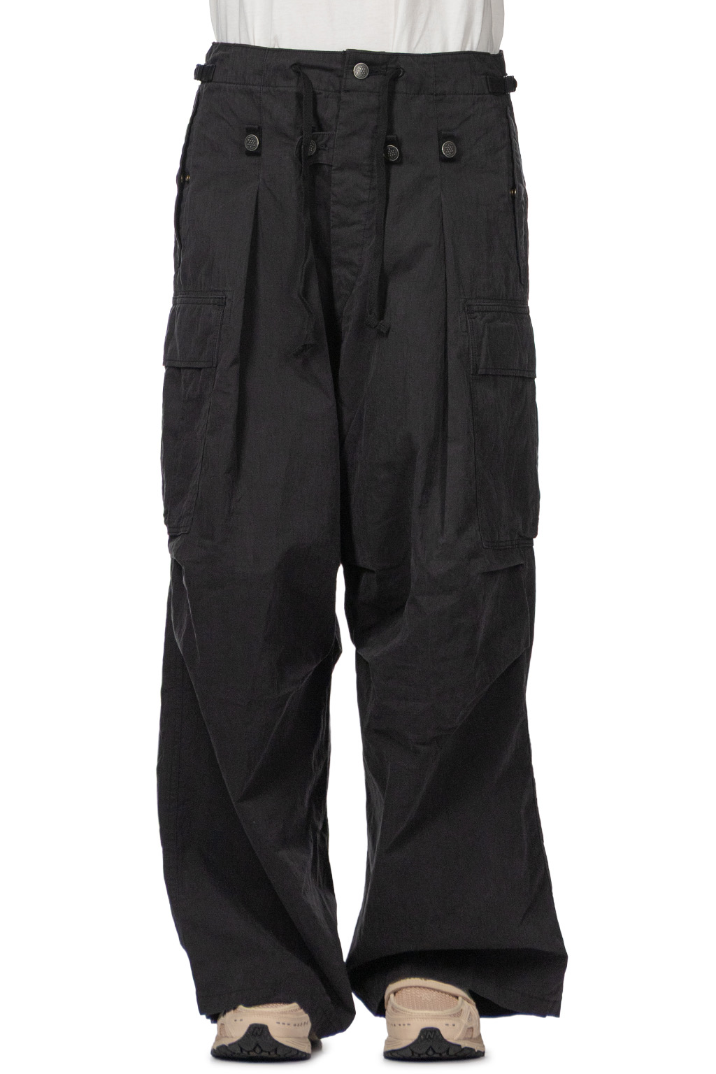 Kapital - Rip Stop JUMBO Cargo Pants - Black