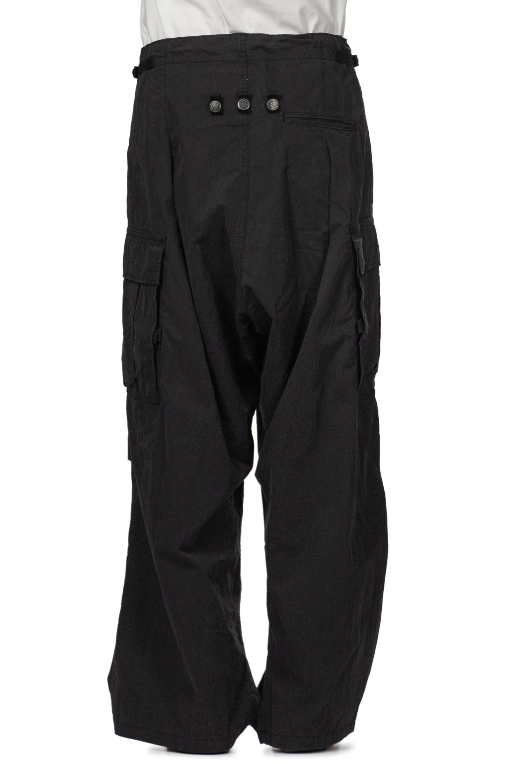Kapital - Rip Stop JUMBO Cargo Pants - Black