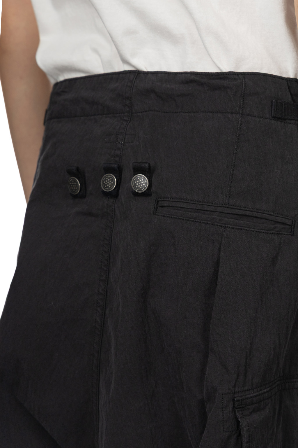 Kapital - Rip Stop JUMBO Cargo Pants - Black