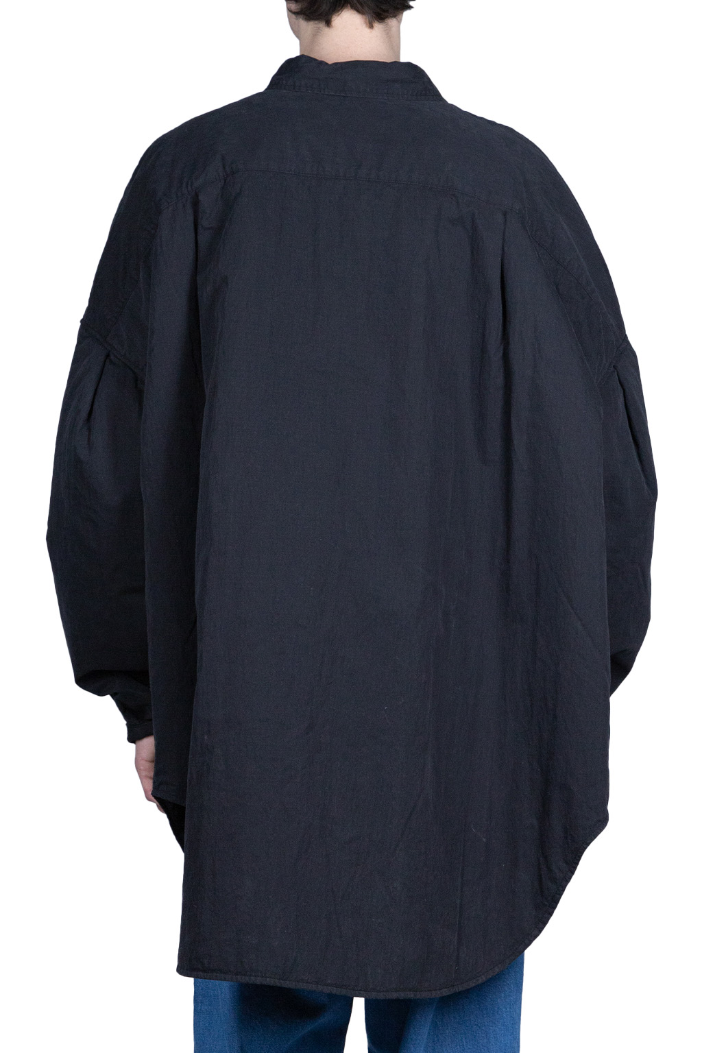 Kapital Rip Stop Sloppy Shirt Coat - Black