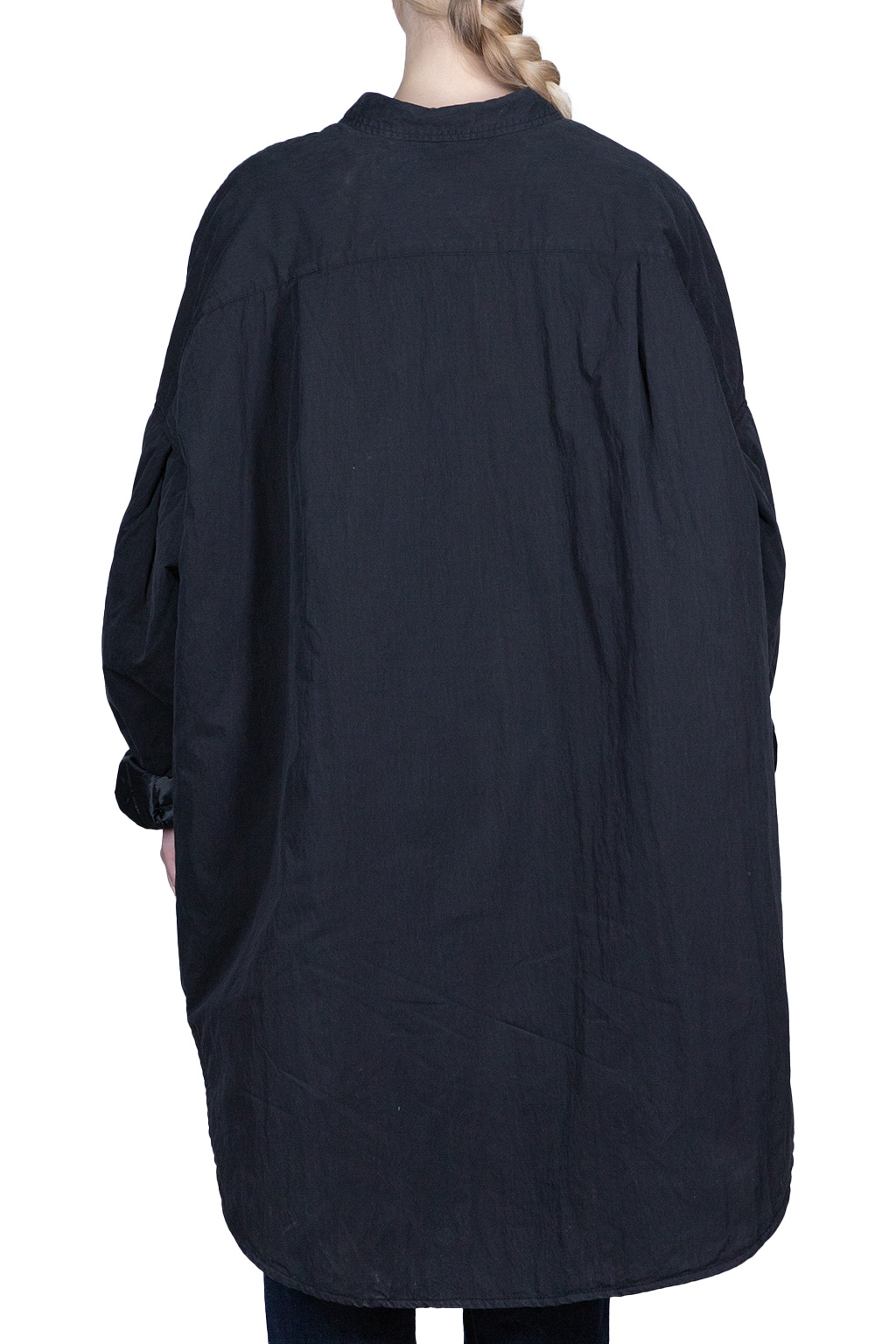 Kapital Rip Stop Sloppy Shirt Coat - Black