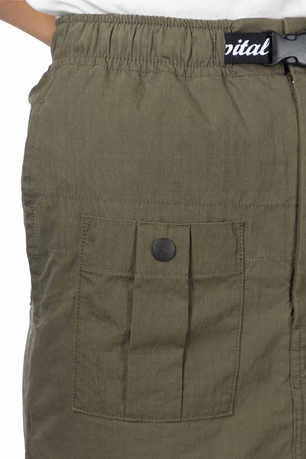 Kapital Ripstop Devil Skirt - Khaki