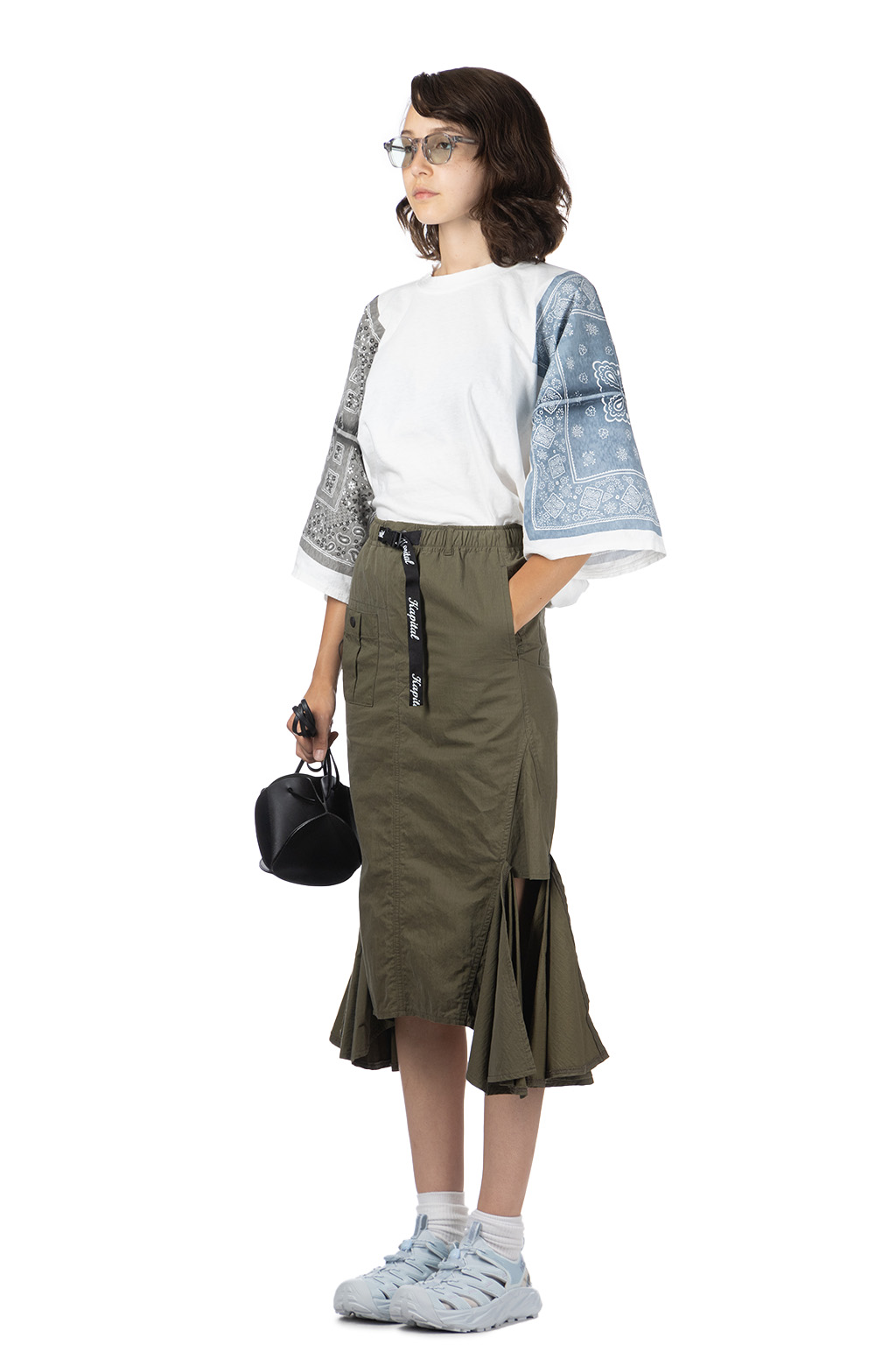 Kapital Ripstop Devil Skirt - Khaki