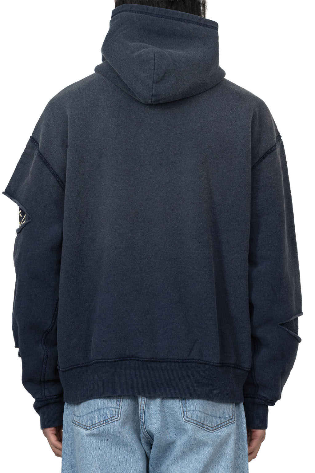 Kapital - SWT Knit Reversible Elbow Ripped SWT (PECKISH RAINBOWY)