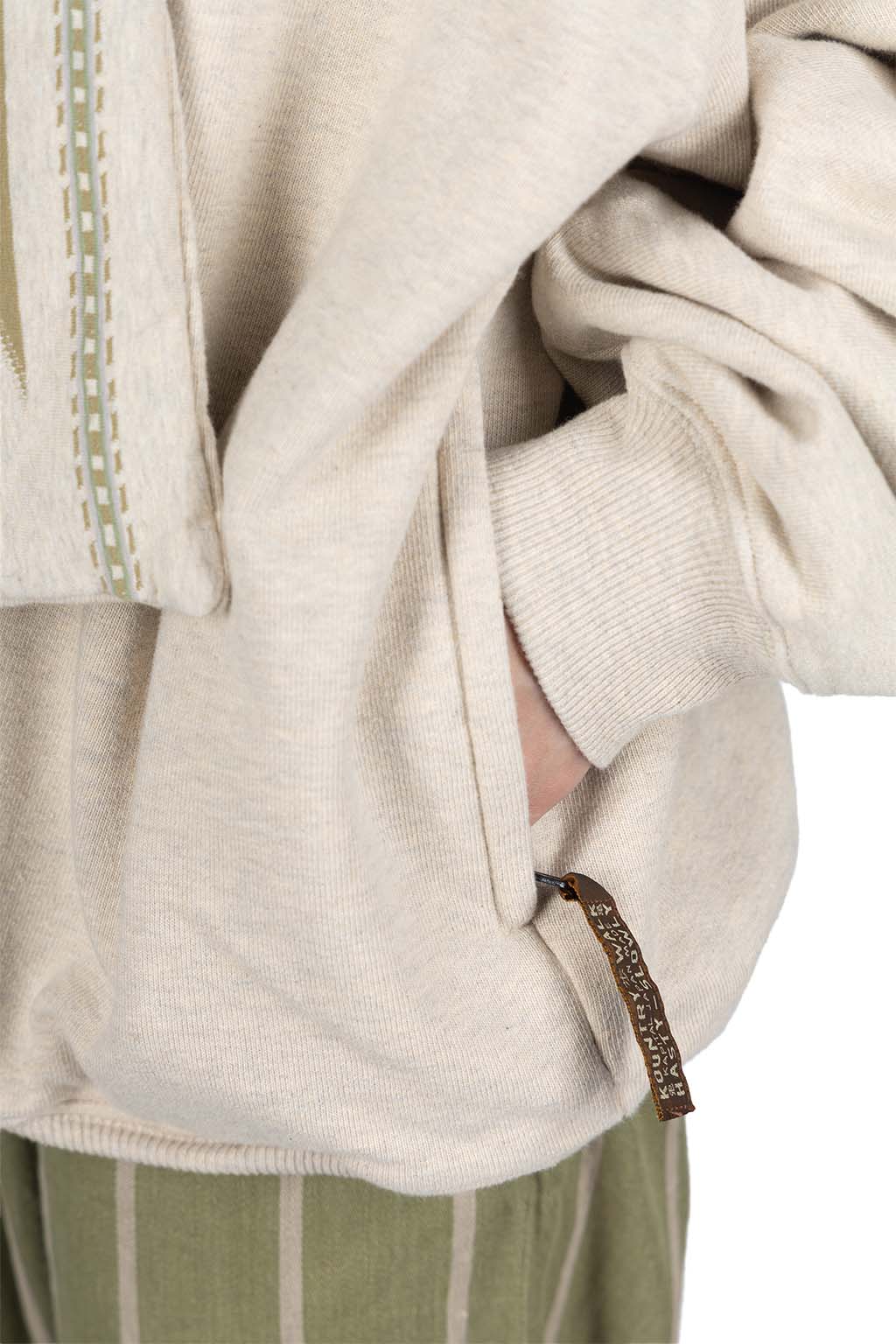 Kapital - SWT Knit x  Ortega Jersey KESA Parka - Natural