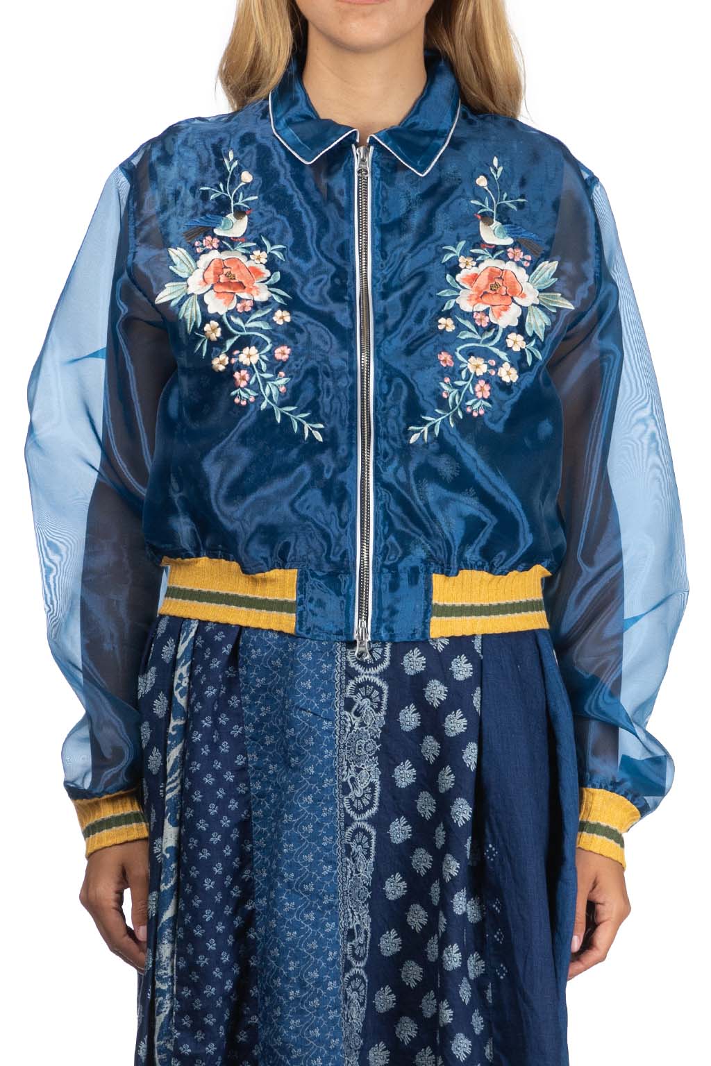 Kapital | Sheer Pearl Drizzler JKT (MAGPIE) - Dark Blue