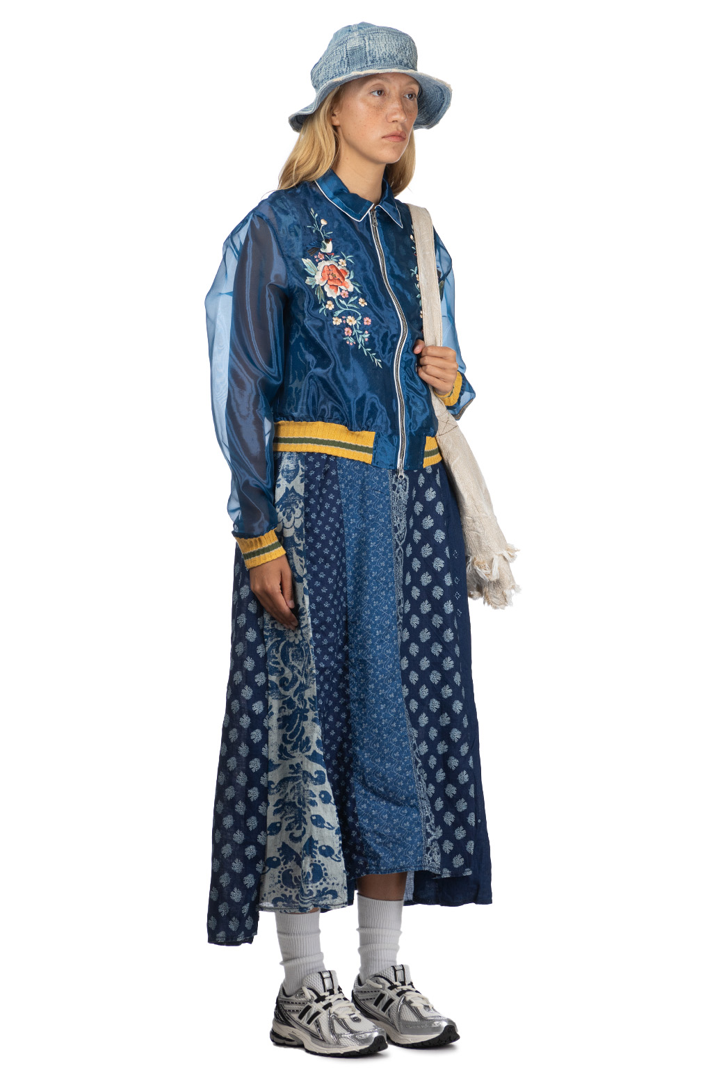 Kapital | Sheer Pearl Drizzler JKT (MAGPIE) - Dark Blue