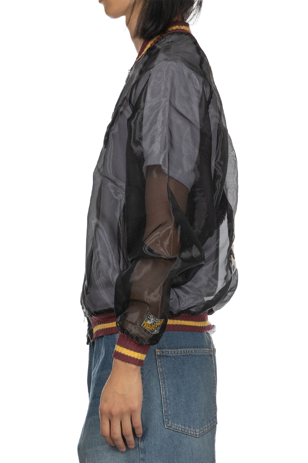 Kapital - Sheer Pearl Mosquito Guard Souvenir JKT RAVEN and SKULL