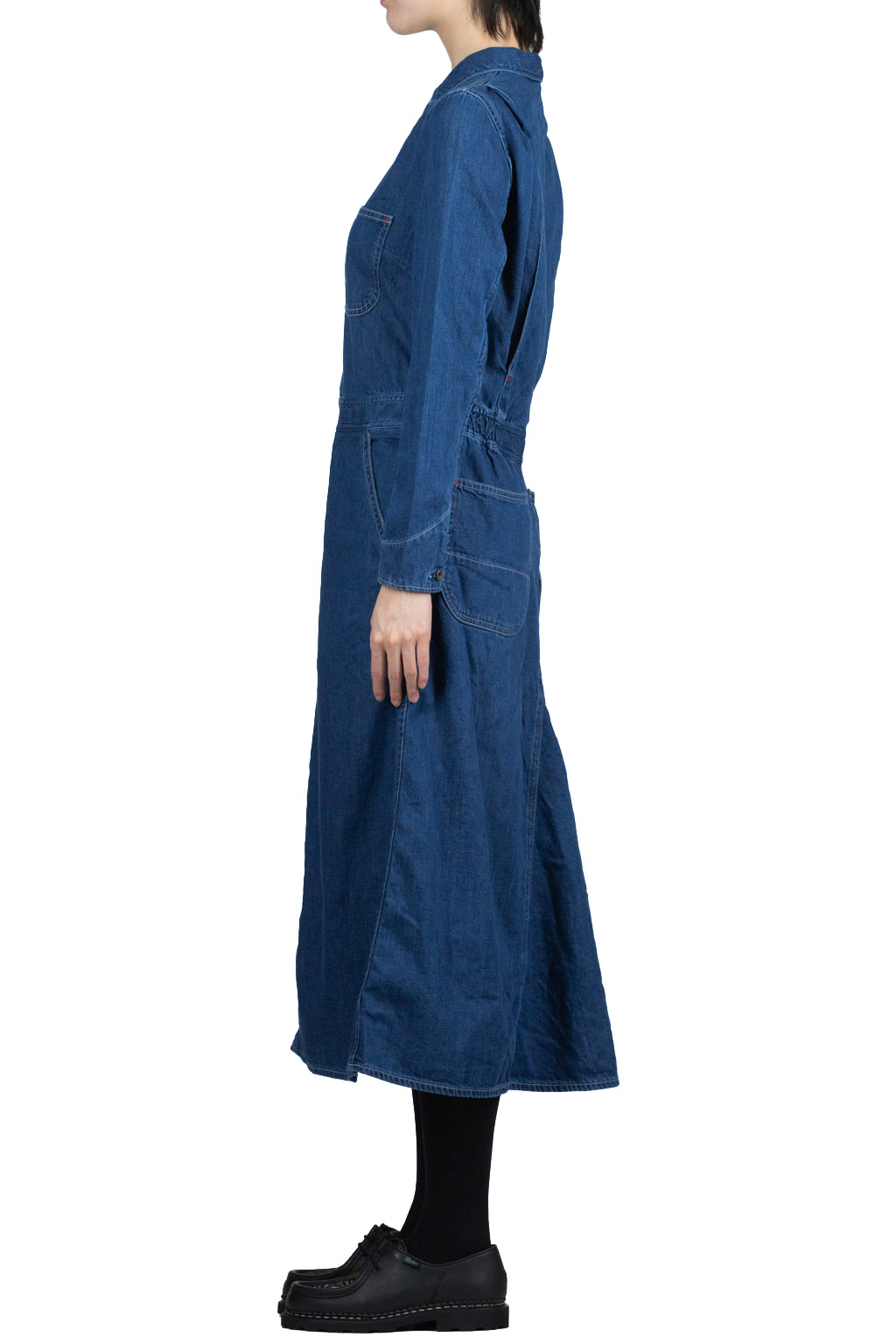 Kapital Shirt Denim All-In-One Skirt - Indigo