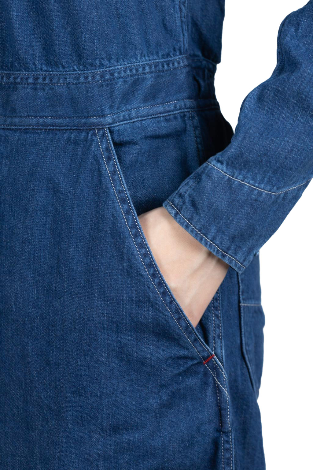 Kapital Shirt Denim All-In-One Skirt - Indigo