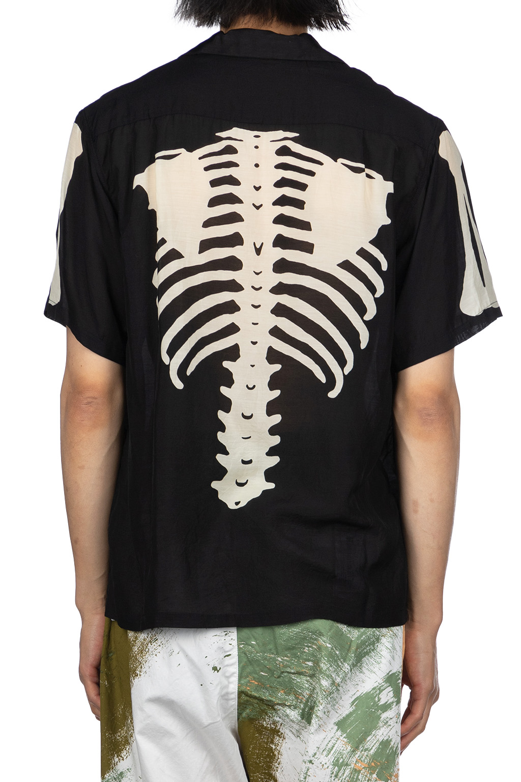 KAPITAL Shirt (Short Sleeve) Silk Rayon BONEpt Aloha Shirt