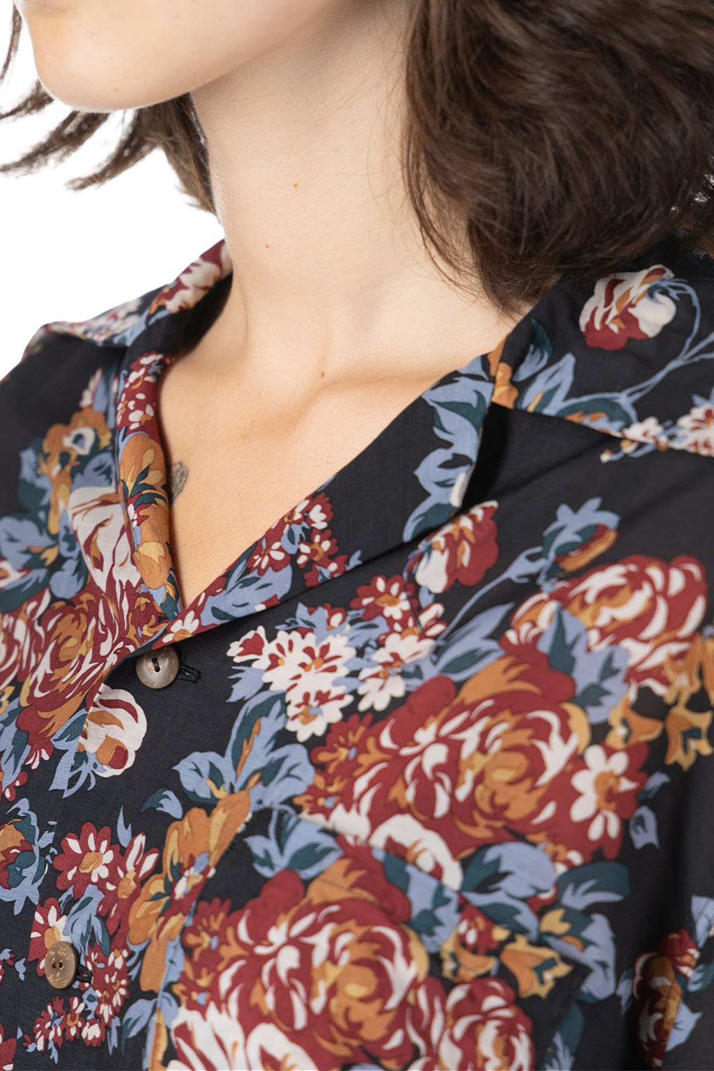 Kapital | Silk Rayon CHAMPETRE MARIA WRANGLE Collar Aloha Shirt