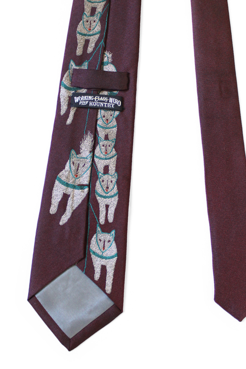 Kapital - Silk Twill DOG-TEAM Tie - 3 Color Choices