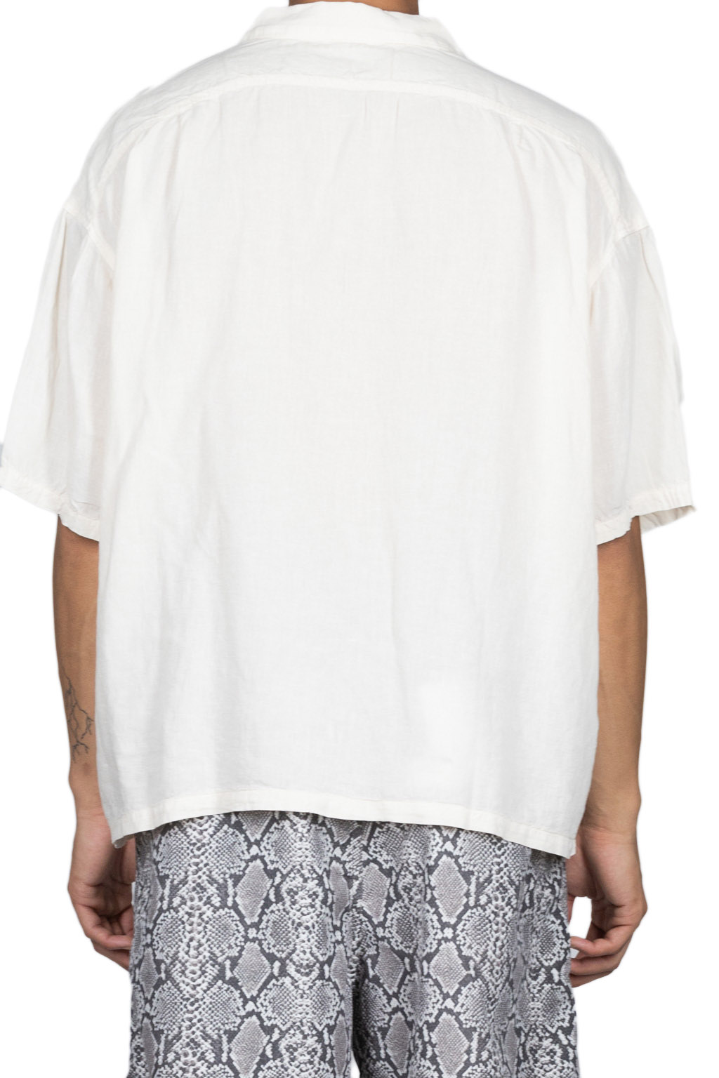 Kapital Soft Linen Open Collar BIG Shirt - Natural