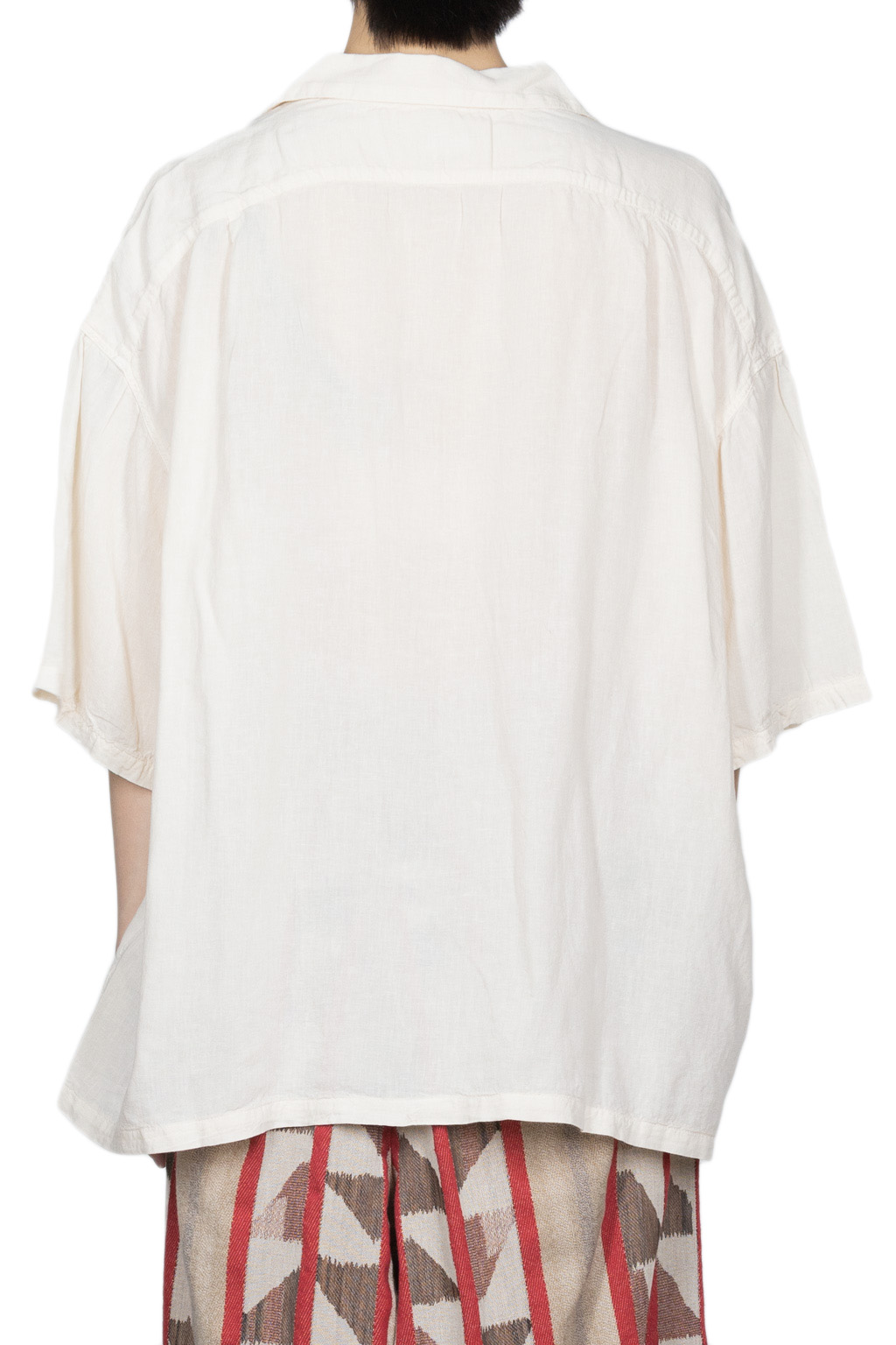 Kapital Soft Linen Open Collar BIG Shirt - Natural