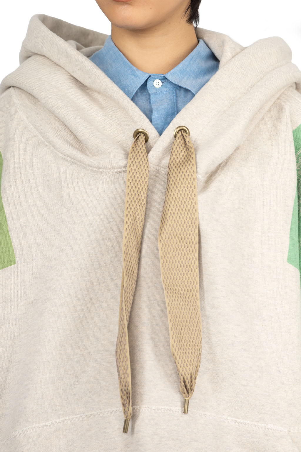 Kapital - TOP SWT Knit Bandana DEVIL HOODIE - Green