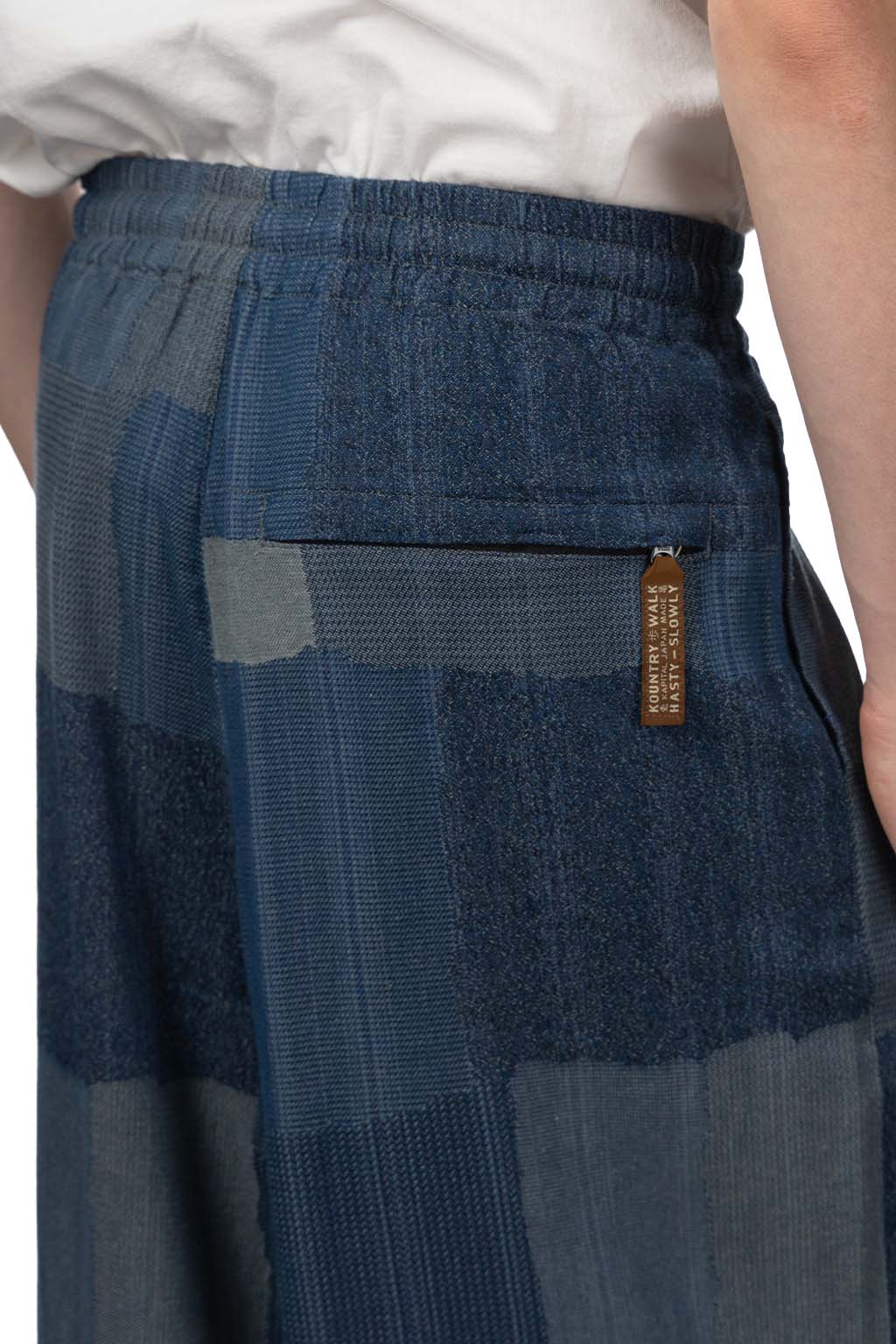 Kapital - Cotton Linen TUGIHAGI RUDE Baggy Pants - Navy