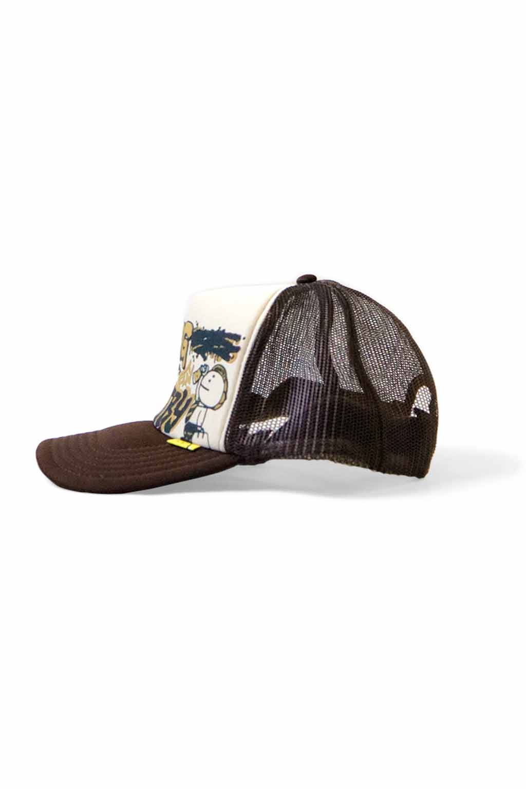 Kapital | WORKING HERO Trucker Cap - Natural x Purple | Men
