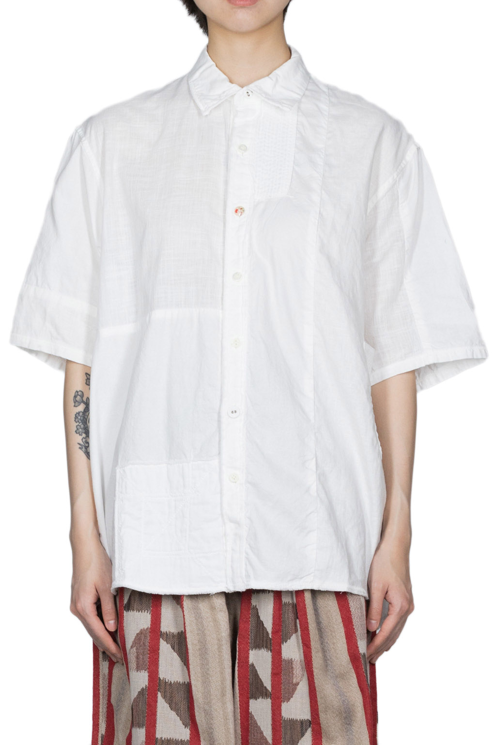 Kapital White Patch KATMANDU Shirt 2022
