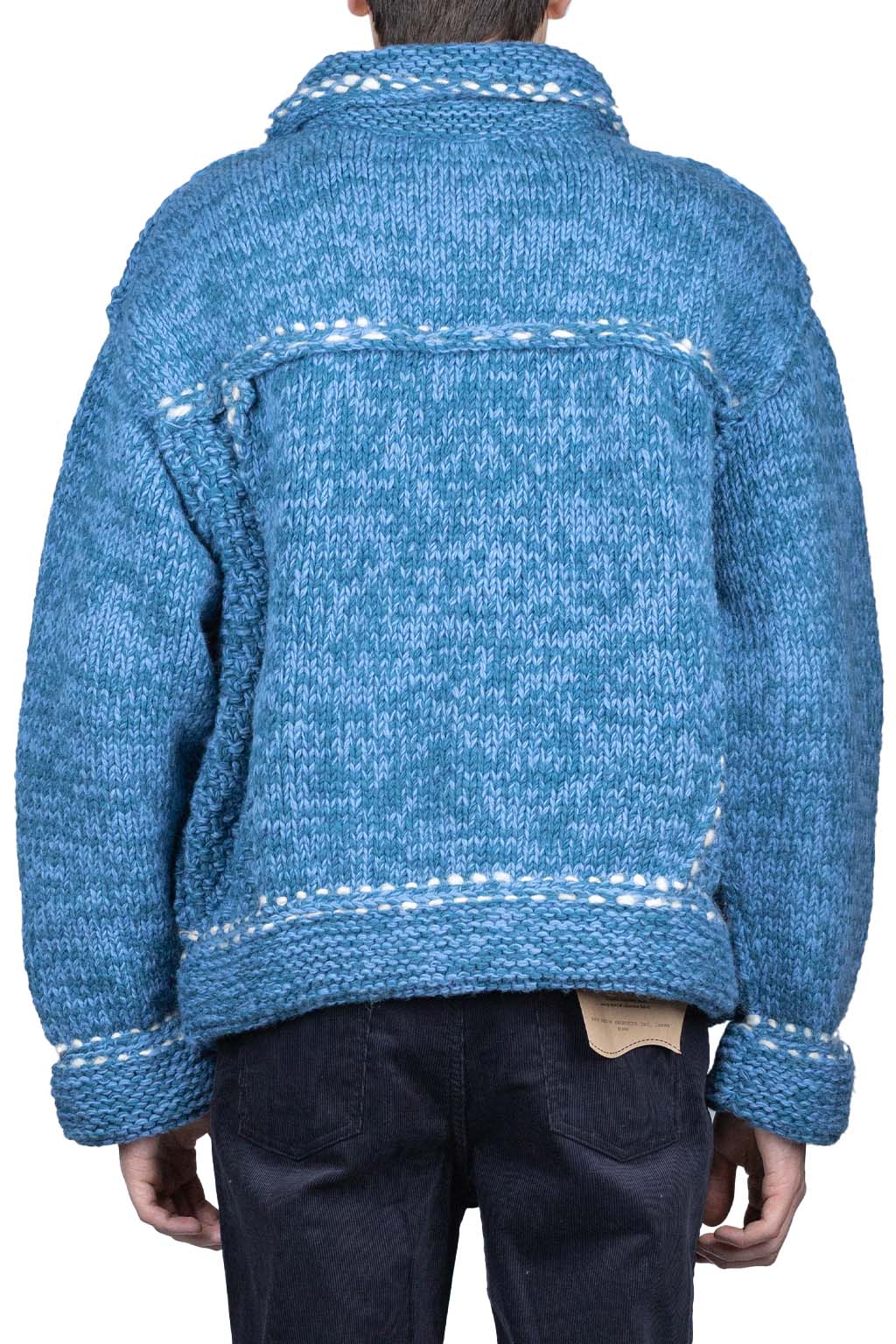 Kapital Wool Hand Knit G-Jacket Cowichan
