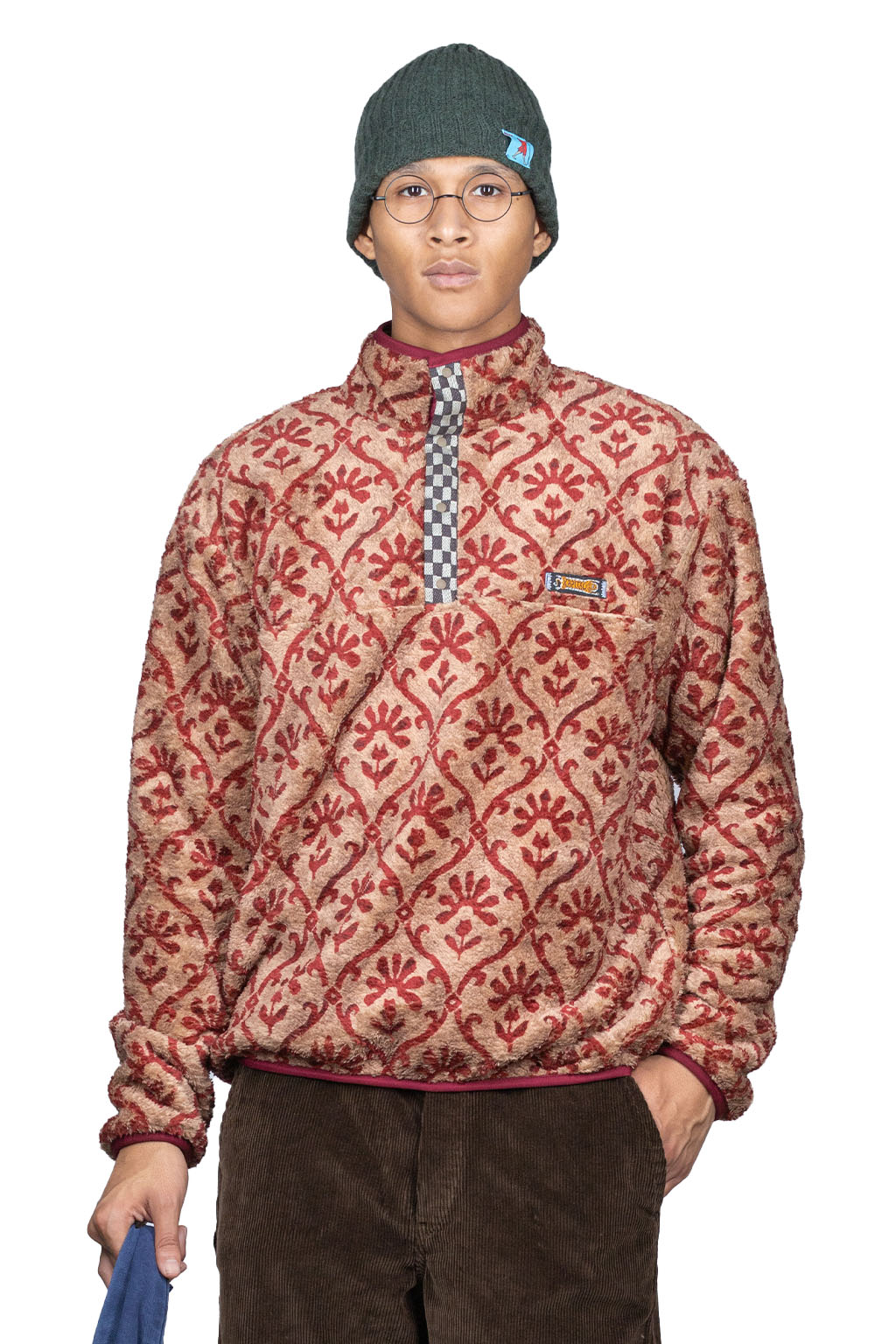 Kapital YOSEMITE Arabesque Fleece Pullover - Beige