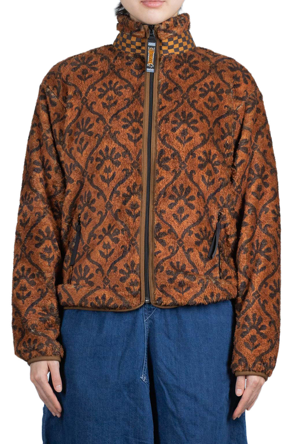 Kapital YOSEMITE Arabesque Fleece ZIP Blouson - Brown