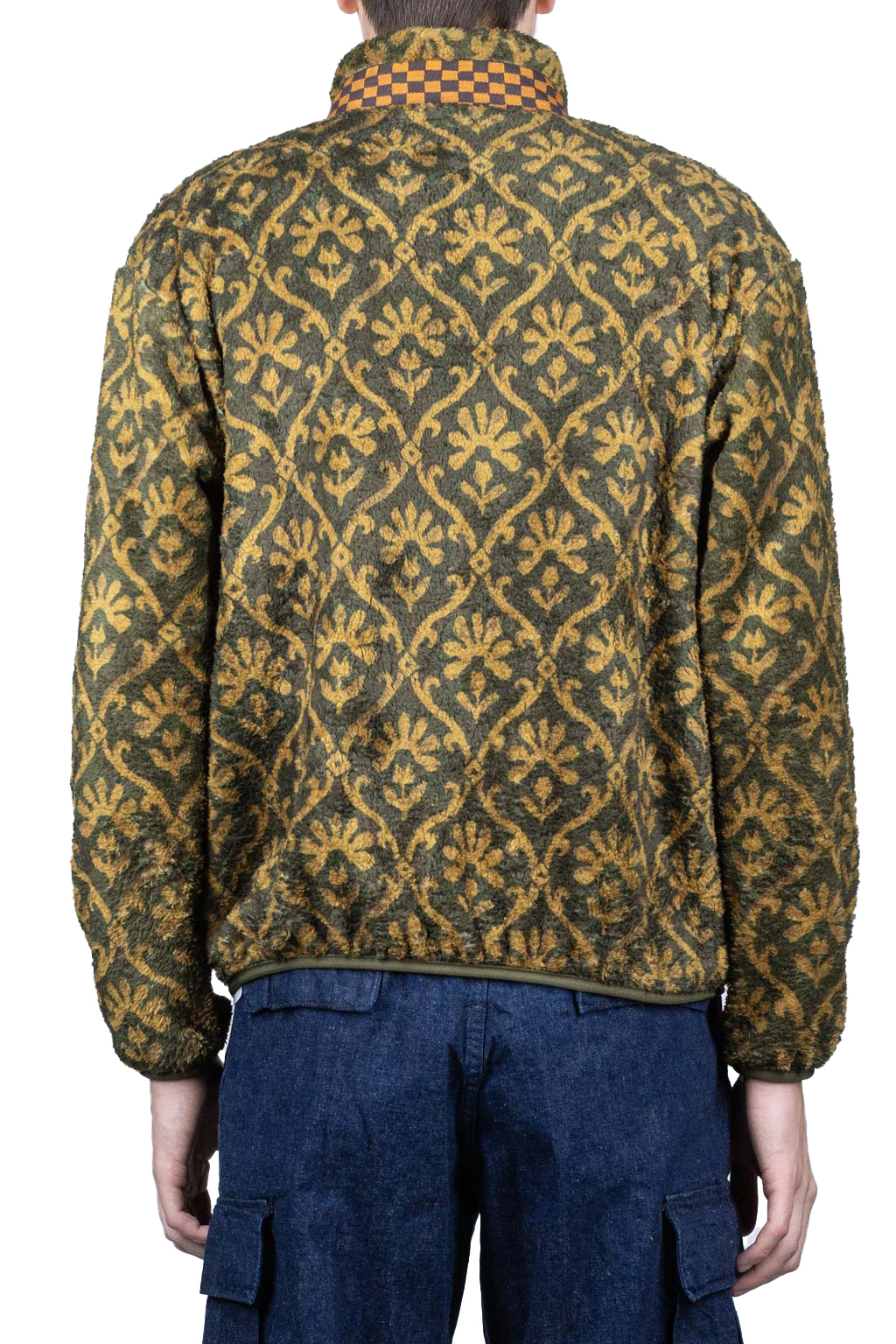 Kapital YOSEMITE Arabesque Fleece ZIP Blouson - Khaki