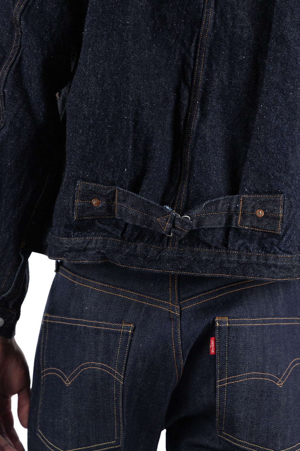 Kaptain Sunshine - Denim Tracker 1P Jacket - Indigo One Wash