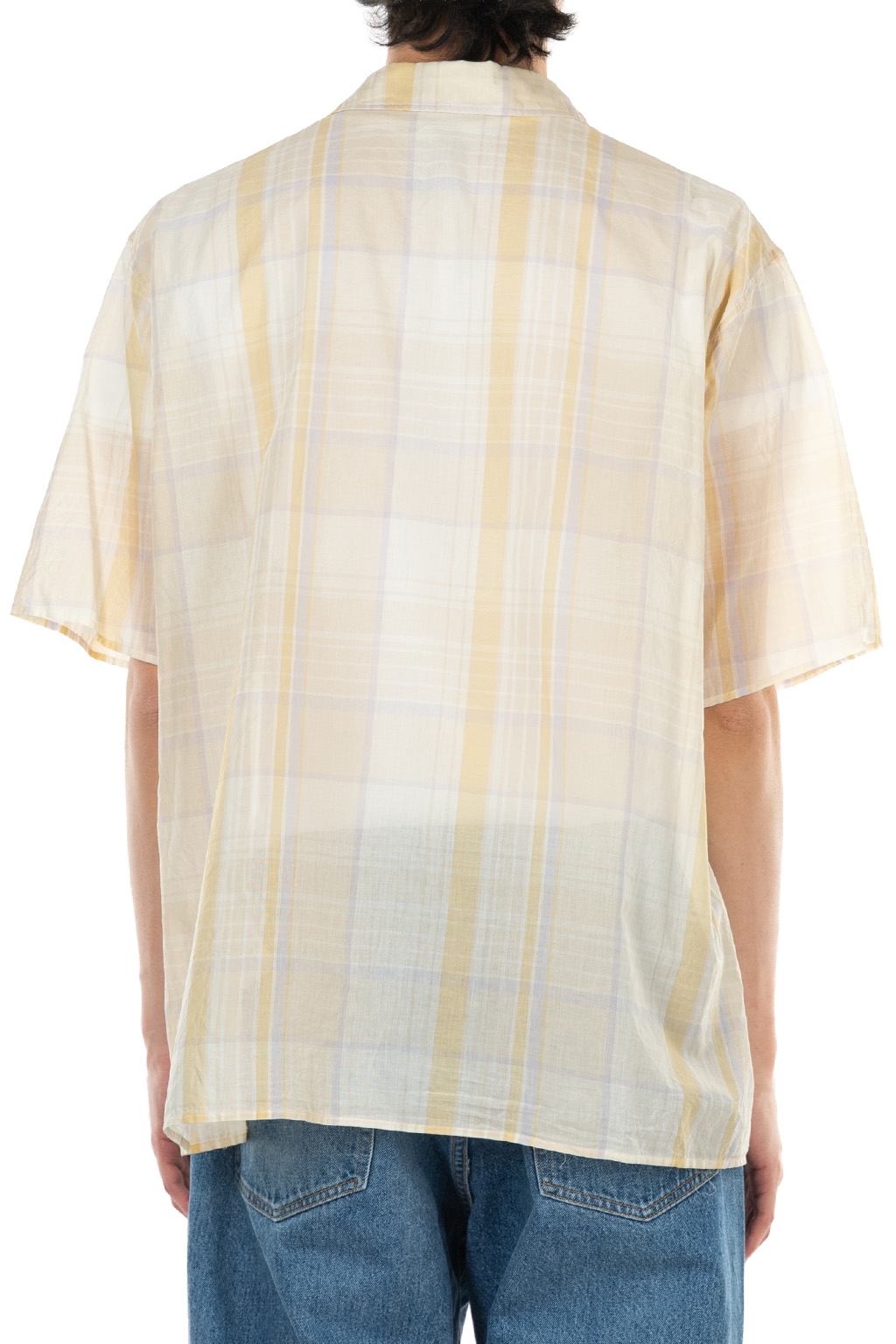 Kaptain Sunshine - Gauze Plaid Pullover SS Shirt - Pastel Plaid