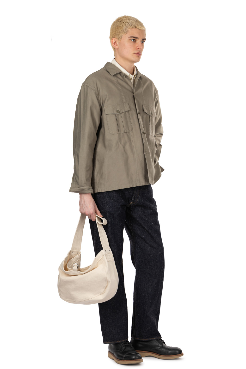 Kaptain Sunshine - Military Shirt Jacket -Olive