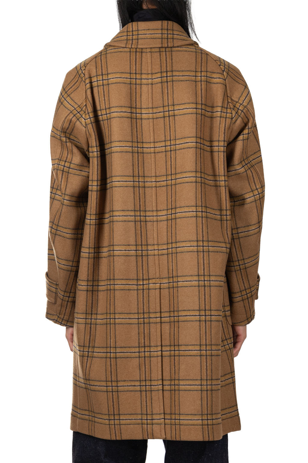Kaptain Sunshine - Traveller Coat - Beige Plaid