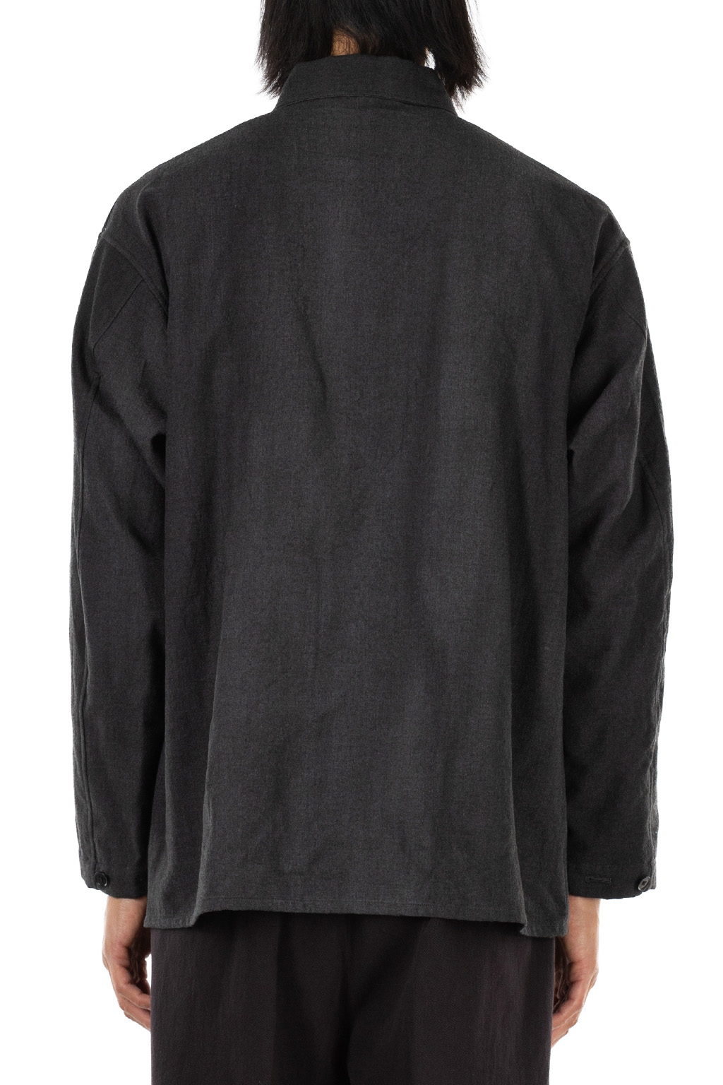 Kaptain Sunshine - Uneven-Dyed Gabardine Field Shirt Jacket - Grey