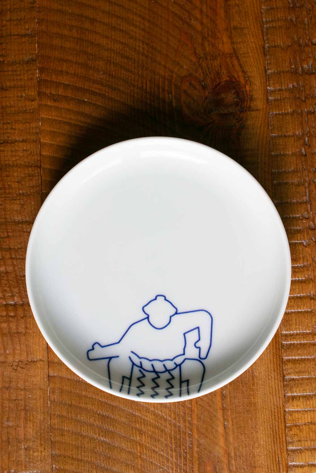 Kihara Porcelain Tokyo Icon Plate - Sumo