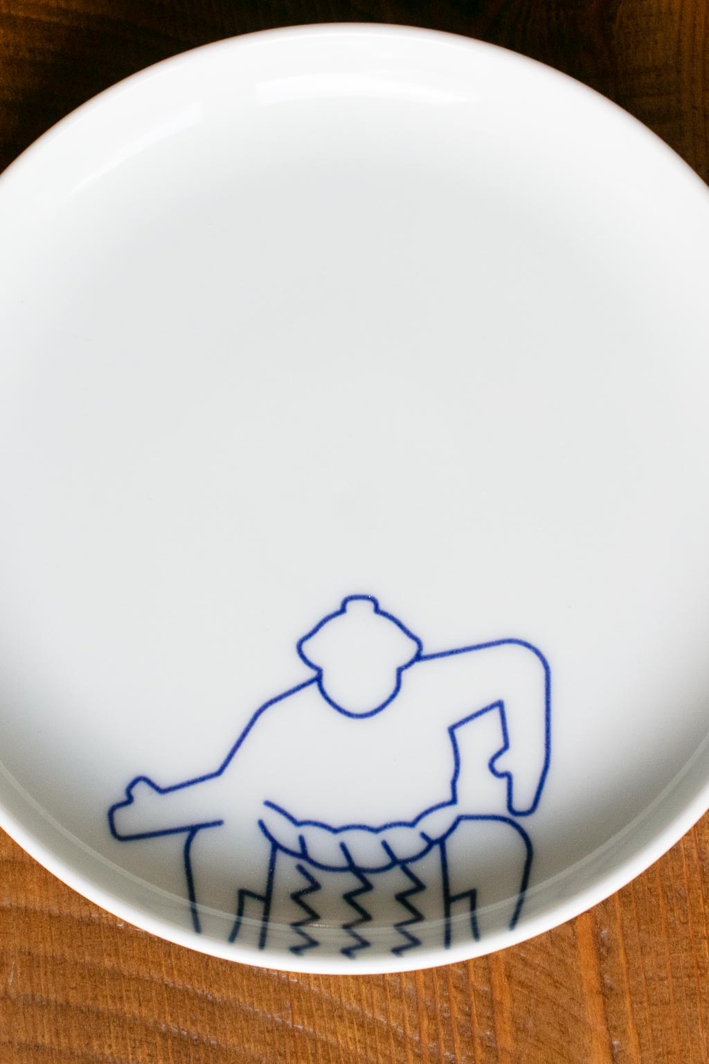 Kihara Porcelain Tokyo Icon Plate - Sumo