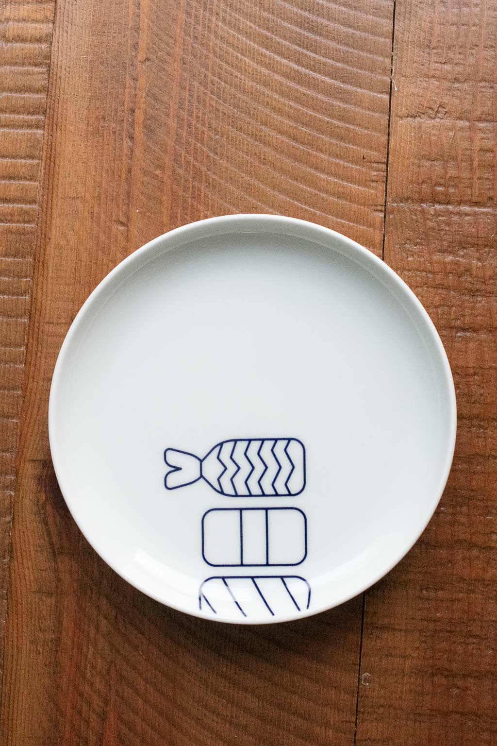 Kihara Porcelain Tokyo Icon Plate - Sushi 寿司