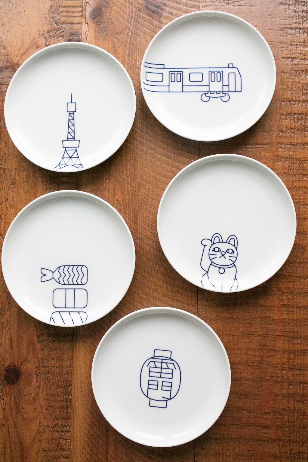 Kihara Porcelain Tokyo Icon Plate - Sushi 寿司