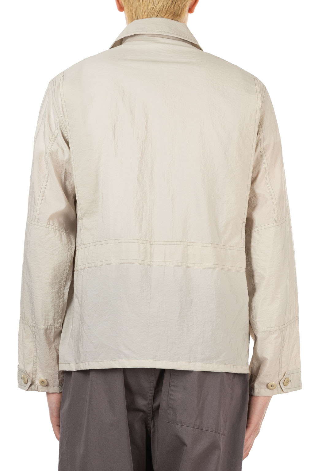 Lemaire - 3D Pocket Jacket - Washed Technical Cotton - Plaster