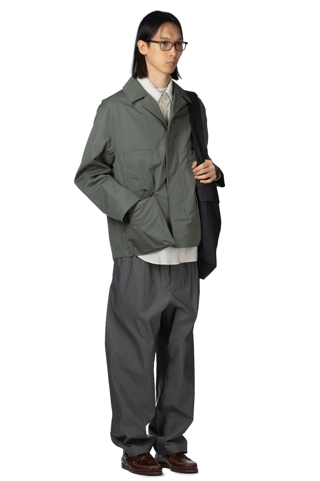 Lemaire | 4 Pocket Overshirt - Ash Grey | Men | Blue Button Shop