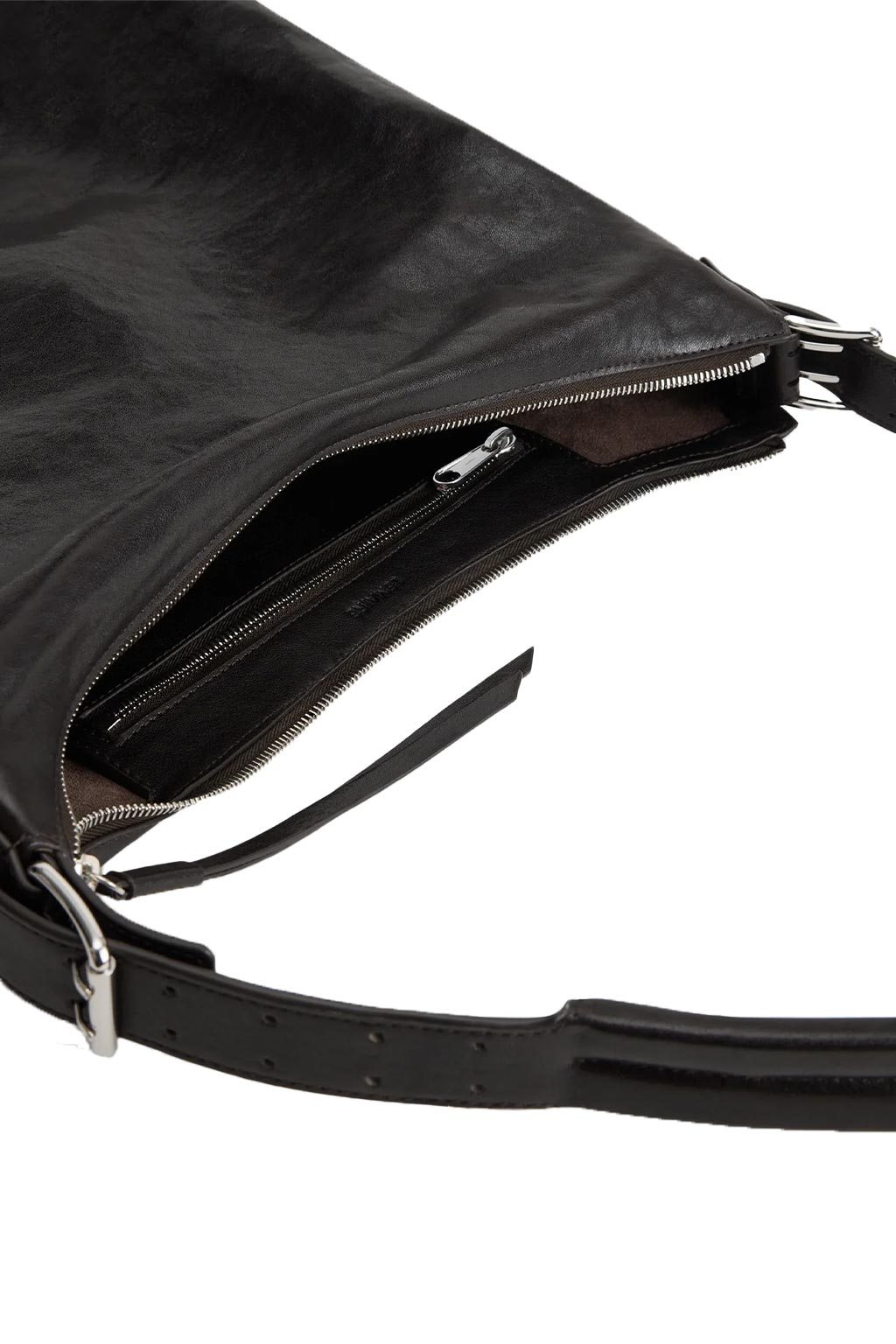 Lemaire - Belted Hobo Bag - Dark Chocolate