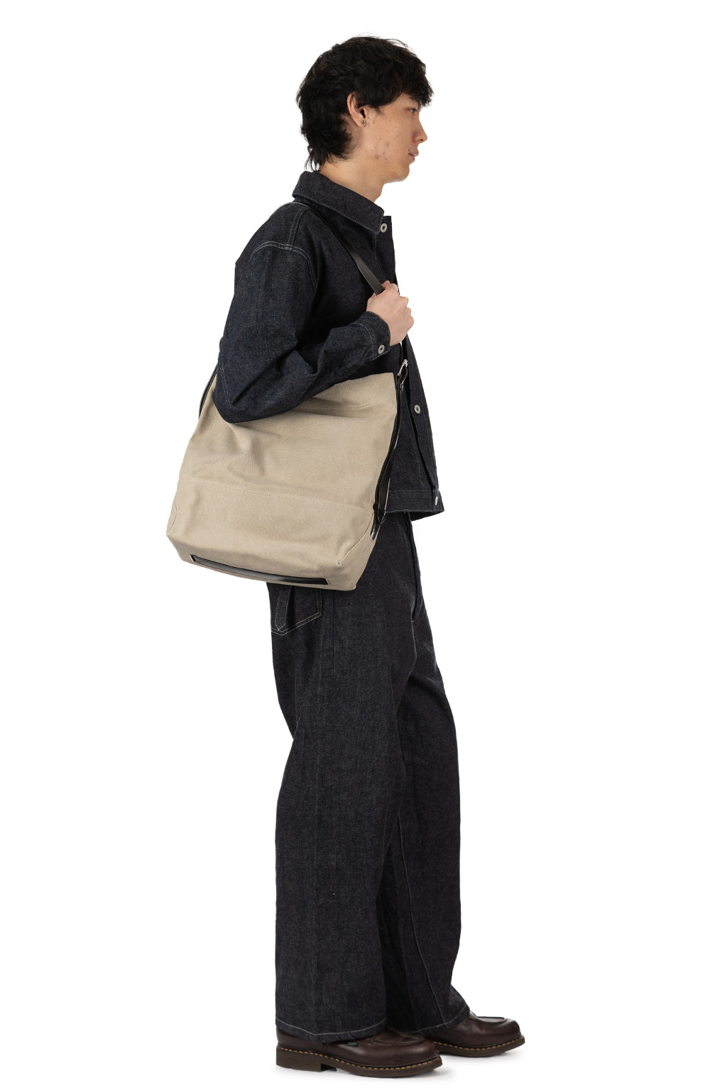 Lemaire - Belted Tote Bag - Dark Linen