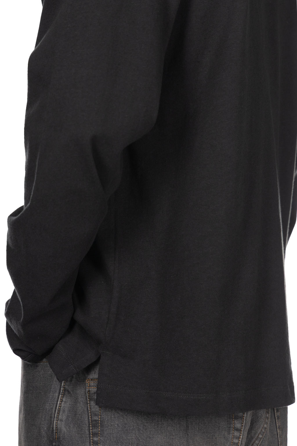 Lemaire - Boxy Long Sleeve T-Shirt - Jet Black