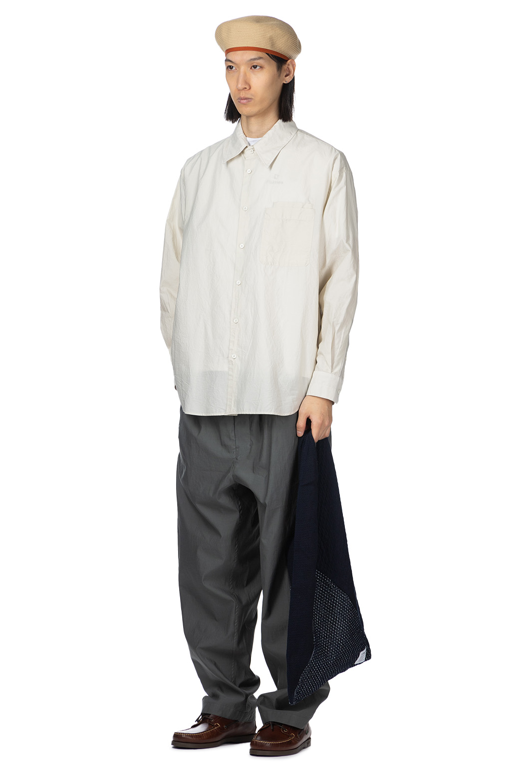 Lemaire - Double Pocket LS Shirt - Pale Mastic