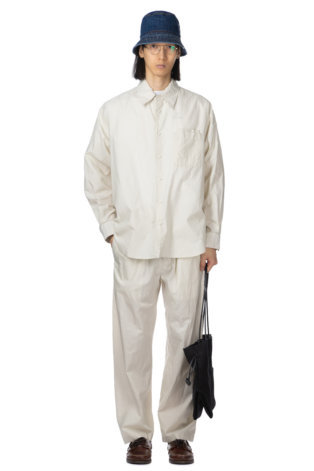 Lemaire - Double Pocket LS Shirt - Pale Mastic