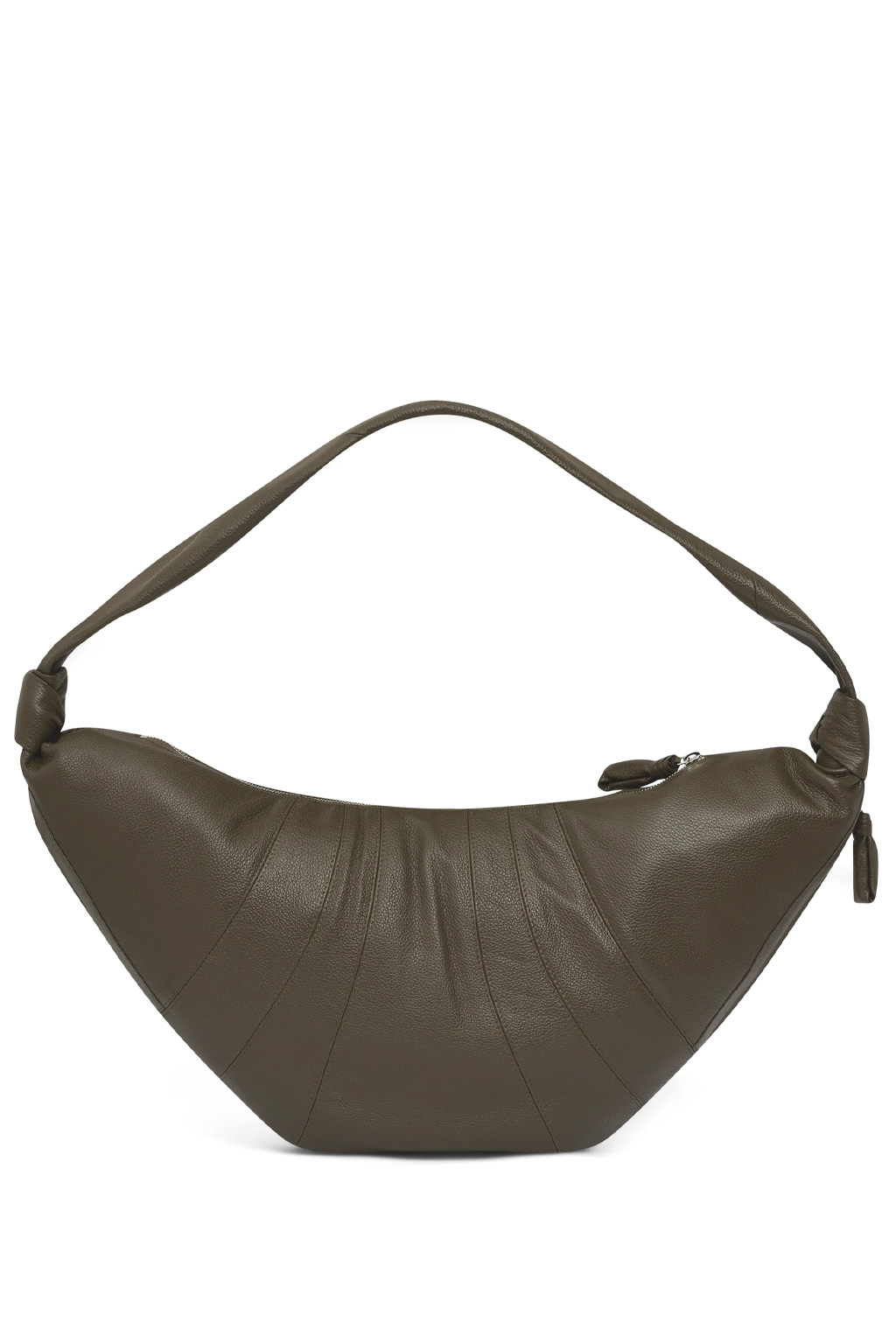 Lemaire - Large Croissant Bag Soft Grained Leather - Dark Oliver