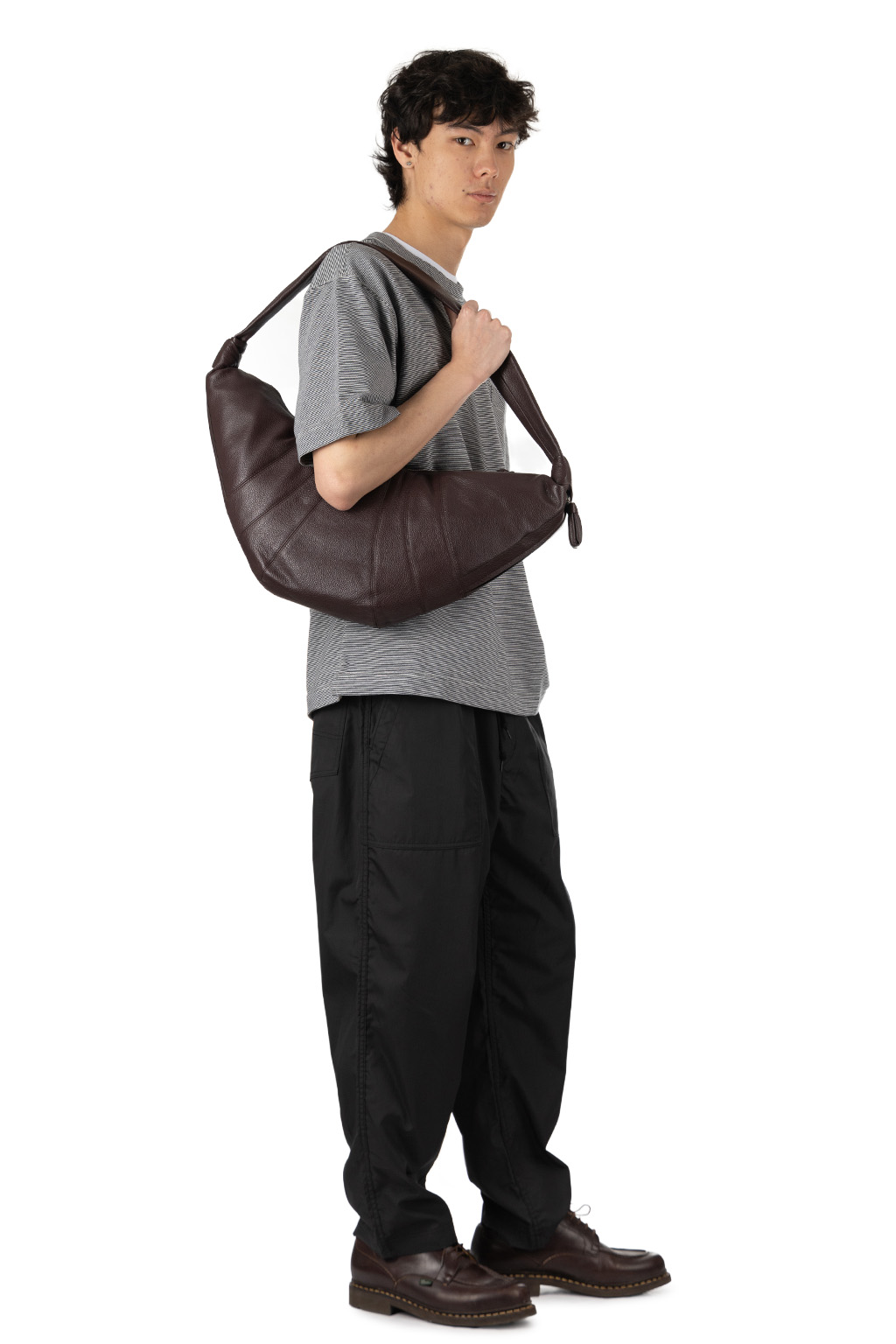 Lemaire - Large Croissant Bag Soft Grained Leather - Tiramisu