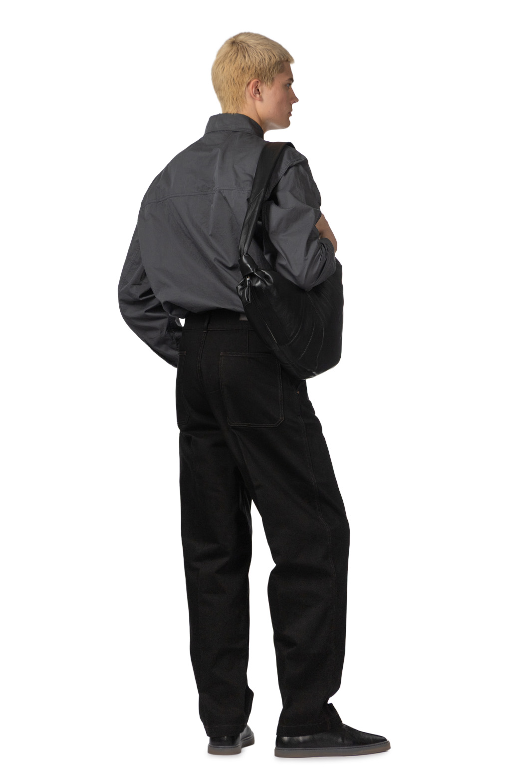 Lemaire - Large Croissant Bag - Soft Nappa Leather - Black