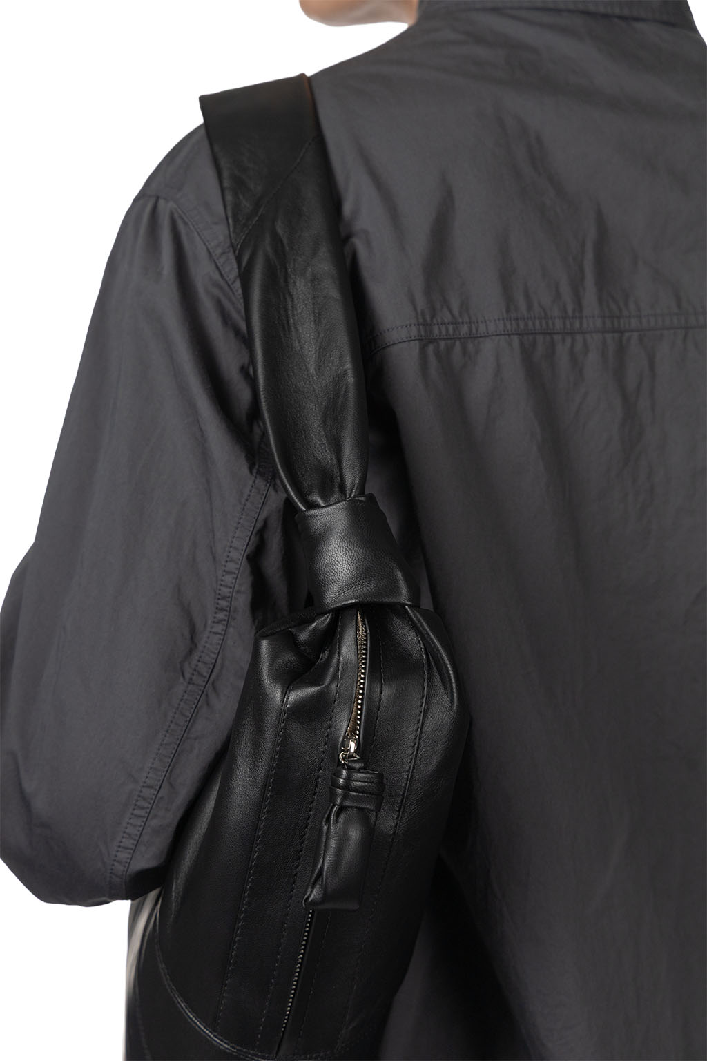 Lemaire - Large Croissant Bag - Soft Nappa Leather - Black