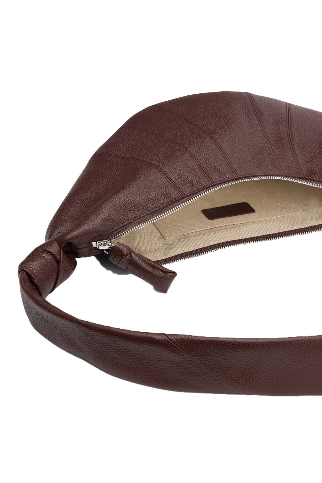 Lemaire - Medium Croissant Bag - Soft Grained Leather - Roasted Pecan