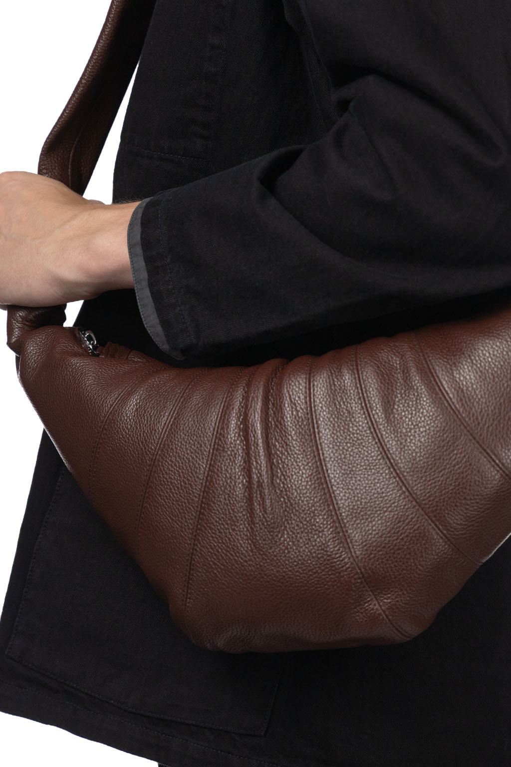 Lemaire - Medium Croissant Bag - Soft Grained Leather - Roasted Pecan
