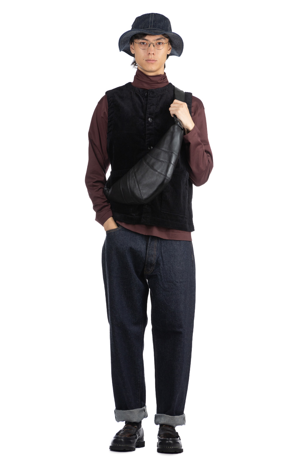 Lemaire - Medium Croissant Bag - Soft Nappa Leather - Black